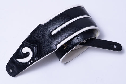 【used】ROSIÉ / ROSIÉ Straps Limited Collection B&W Black with White Details 4.0inch【GIB Yokohama】