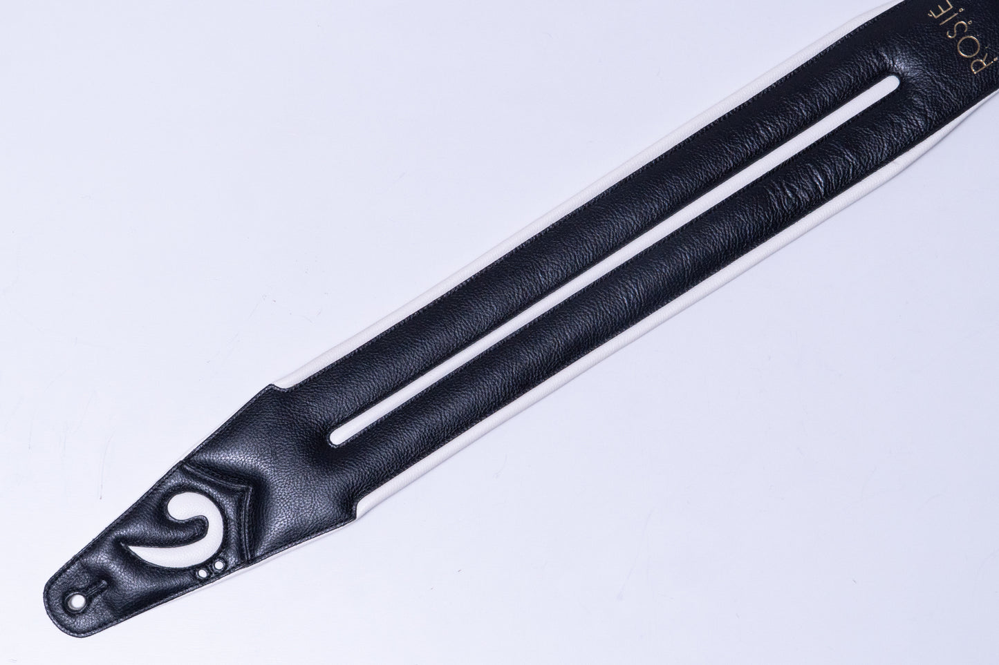 【used】ROSIÉ / ROSIÉ Straps Limited Collection B&W Black with White Details 4.0inch【GIB Yokohama】