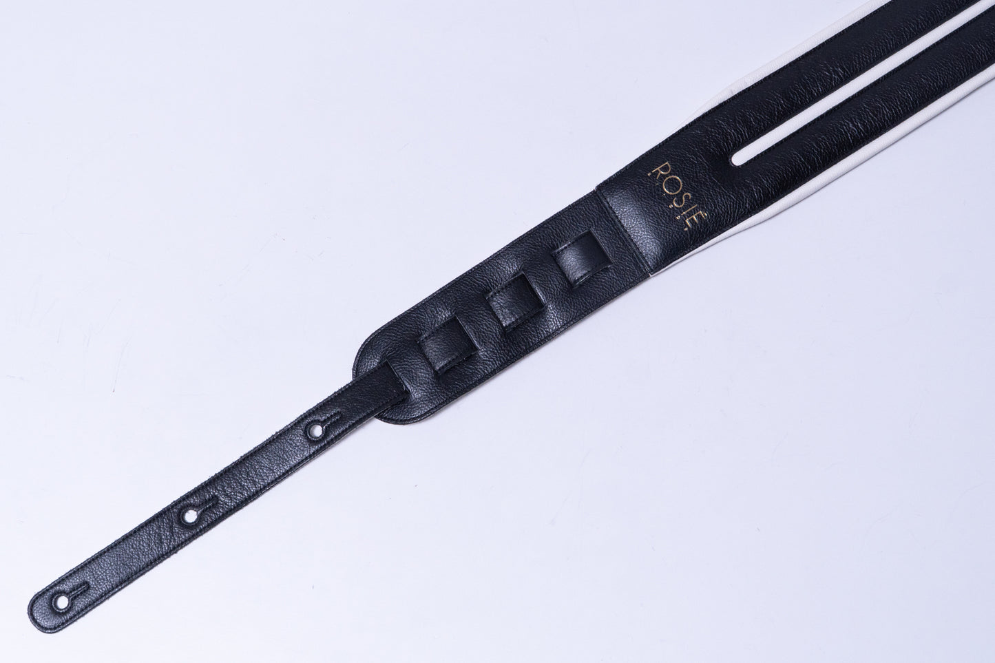 【used】ROSIÉ / ROSIÉ Straps Limited Collection B&W Black with White Details 4.0inch【GIB Yokohama】
