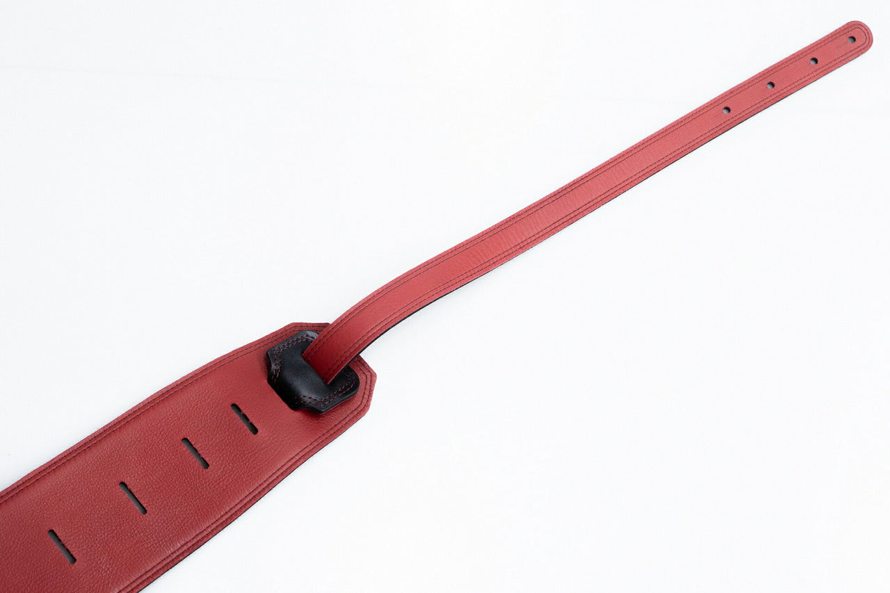 【new】Moody Straps / 4.0 Inch Black/Red Leather Long Tail【GIB Yokohama】