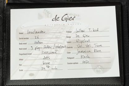 【new】De Gier / Lowlander Jamaica Blue 2.960kg #26【GIB Yokohama】