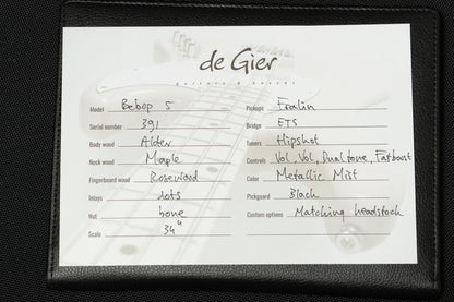 【new】De Gier / Bebop 5 Metalic Mist 4.320kg #391【GIB Yokohama】