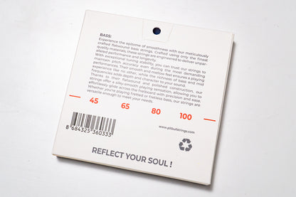 【new】Pitbull Strings / FEB4L 4strings E.Bass Flat Wound 45-100【GIB Yokohama】