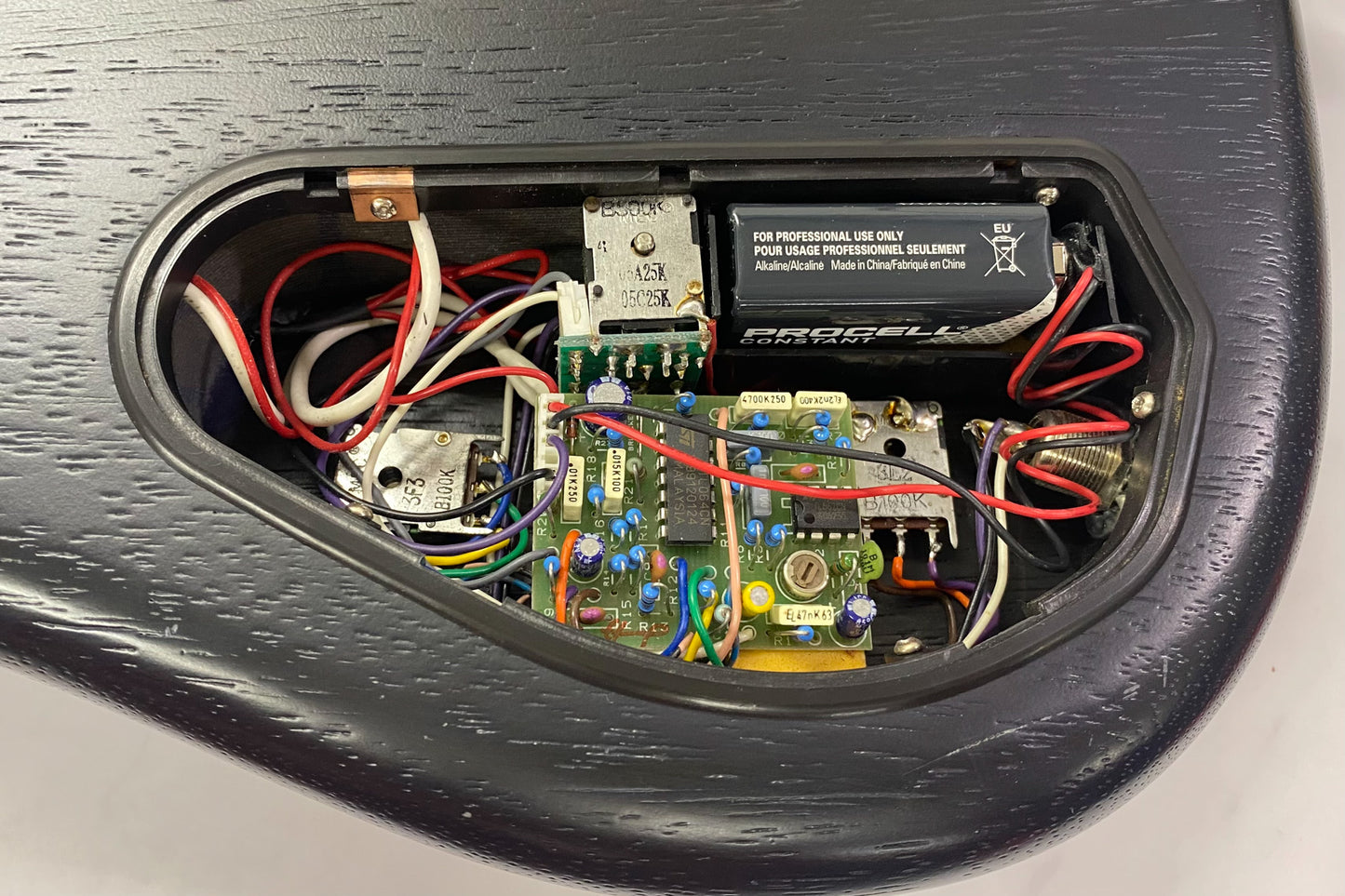 【used】Warwick / Custom Shop Streamer Stage II 4st FL Ocean Blue BLK Refinish 2004 4.240kg #G108284-04【GIB Yokohama】