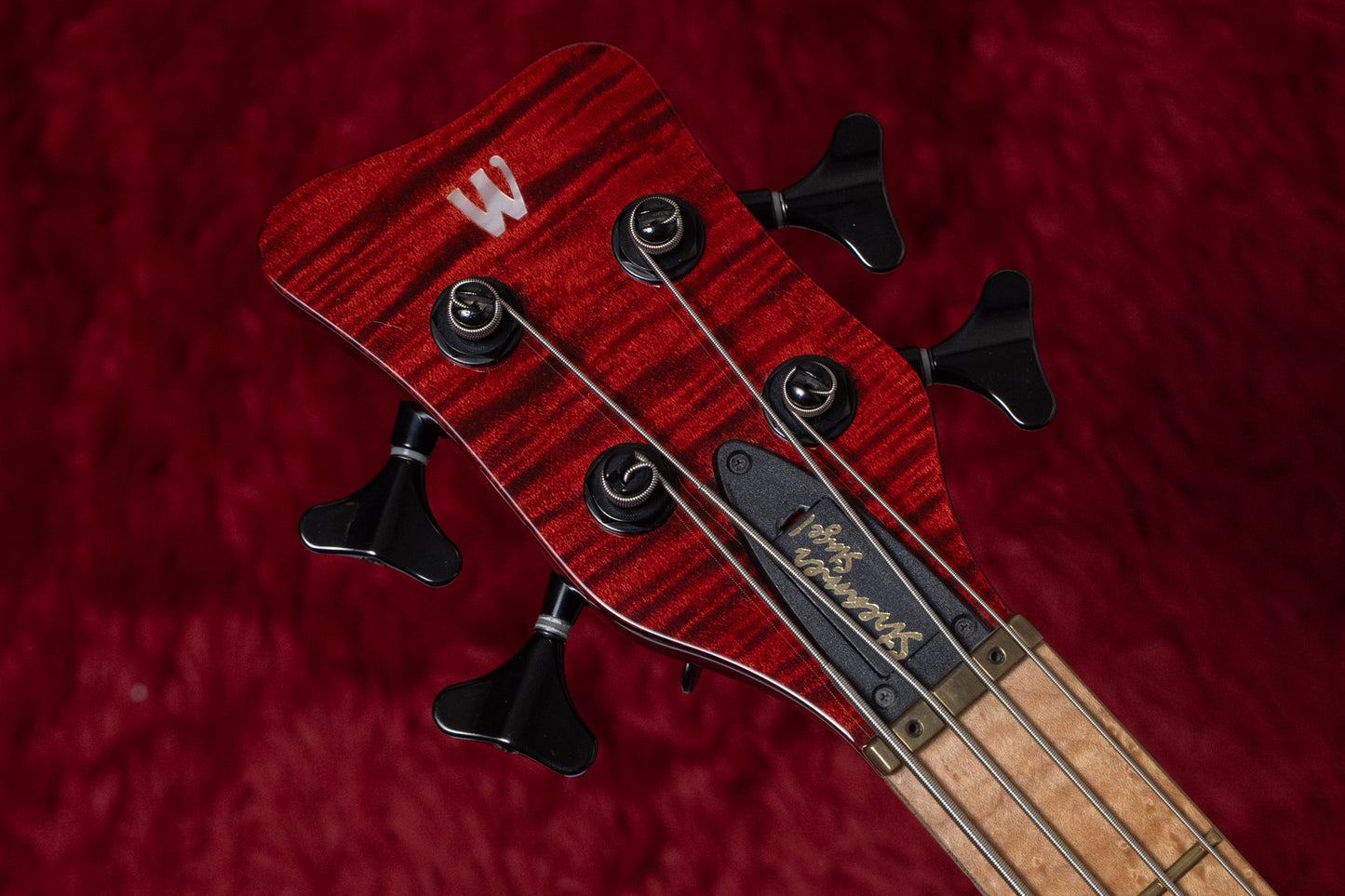 【used】Warwick / Custom Shop Streamer Stage I, 4string Burgundy Red Stain 2012 3.930kg #L159048-12【GIB Yokohama】