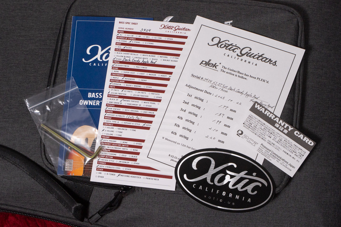 【new】Xotic / XJ-1T 5st D.CAR S.H-Aged/Alder/R/MH/B-Style Alum 4.285kg #3424【GIB Yokohama】