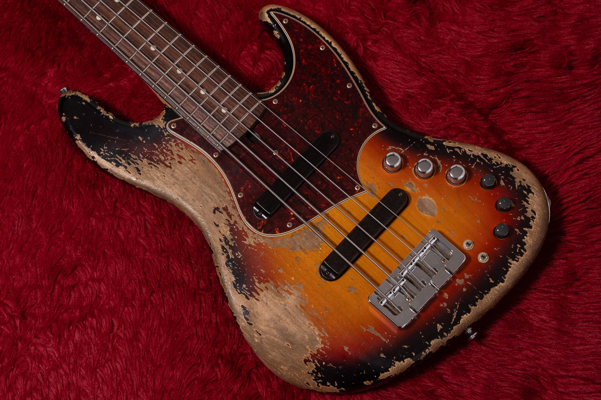 new】Xotic / XJ-1T 5st 3Tone Burst S.H-Aged/Alder/R/B-Style Alum