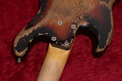 【new】Xotic / XJ-1T 5st 3Tone Burst S.H-Aged/Alder/R/B-Style Alum 4.145kg #3425【GIB Yokohama】