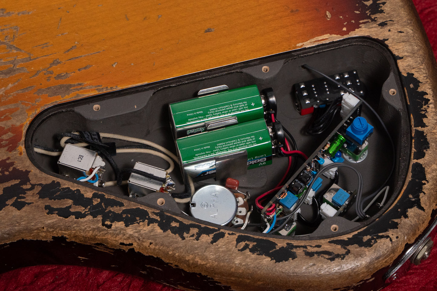 【new】Xotic / XJ-1T 5st 3Tone Burst S.H-Aged/Alder/R/B-Style Alum 4.145kg #3425【GIB Yokohama】