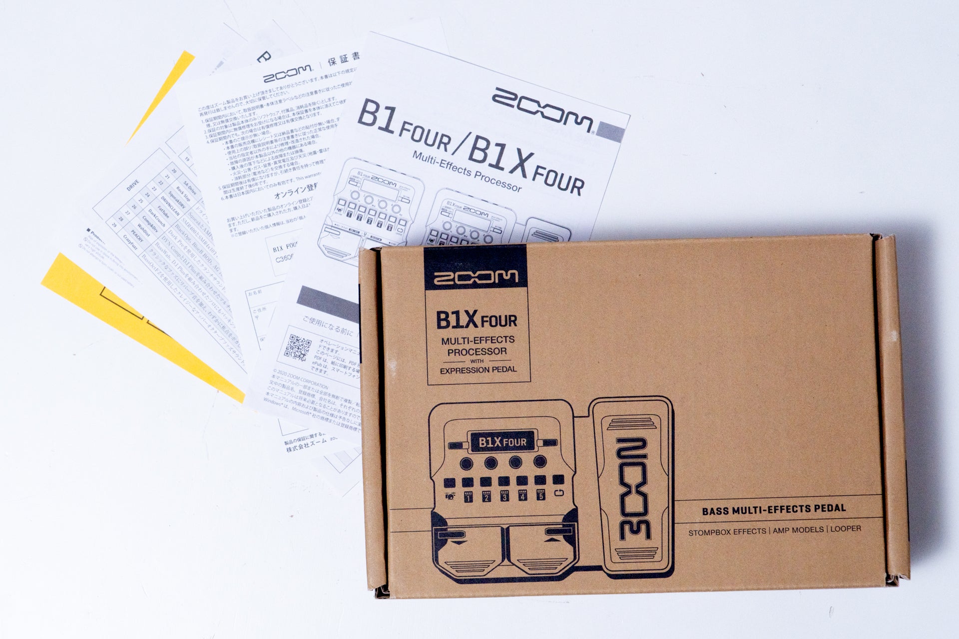 used】ZOOM / B1X Four【GIB Yokohama】 – Bass Shop Geek IN Box