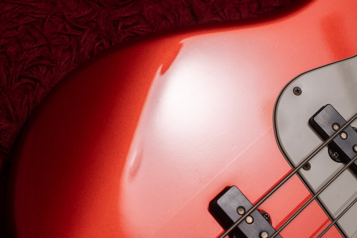 【used】Fender / American Deluxe Jazz Bass 4st Chrome Red 2002 4.045kg #DZ2034306【GIB Yokohama】