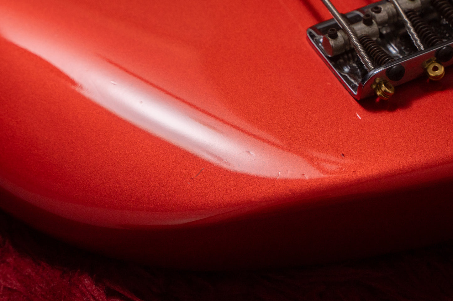 【used】Fender / American Deluxe Jazz Bass 4st Chrome Red 2002 4.045kg #DZ2034306【GIB Yokohama】