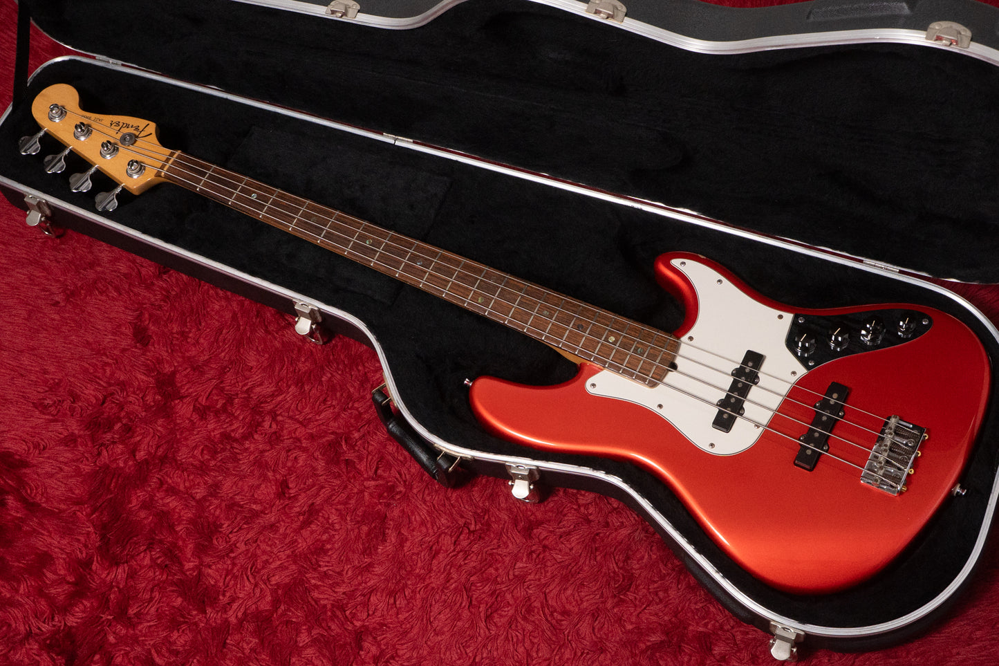 【used】Fender / American Deluxe Jazz Bass 4st Chrome Red 2002 4.045kg #DZ2034306【GIB Yokohama】