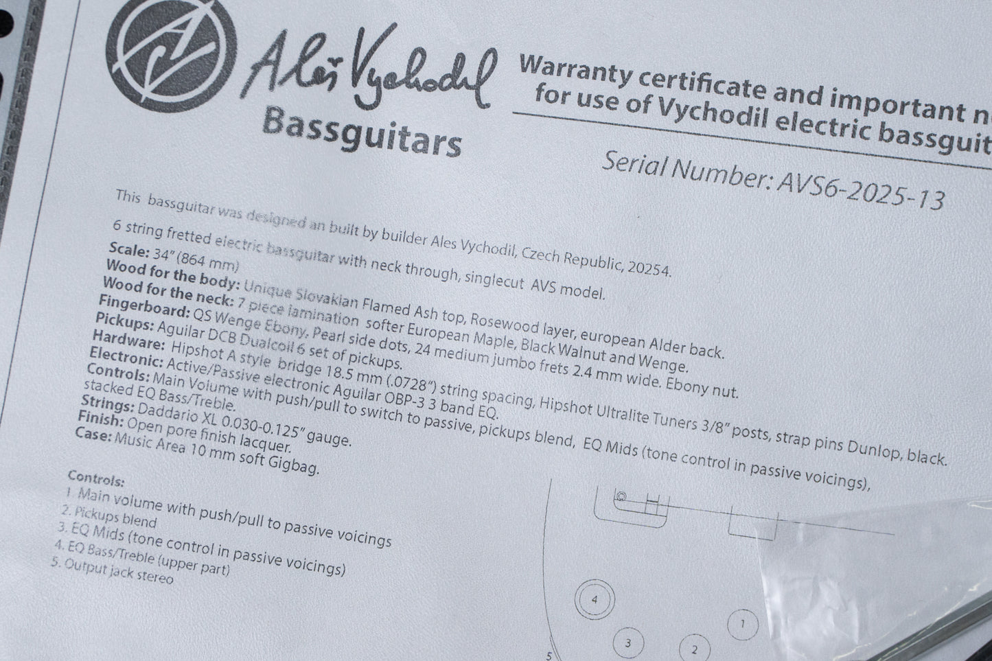 【new】AV BASSES / AVS6 Flamed Ash 4.335kg #AVS62025-13【GIB Yokohama】