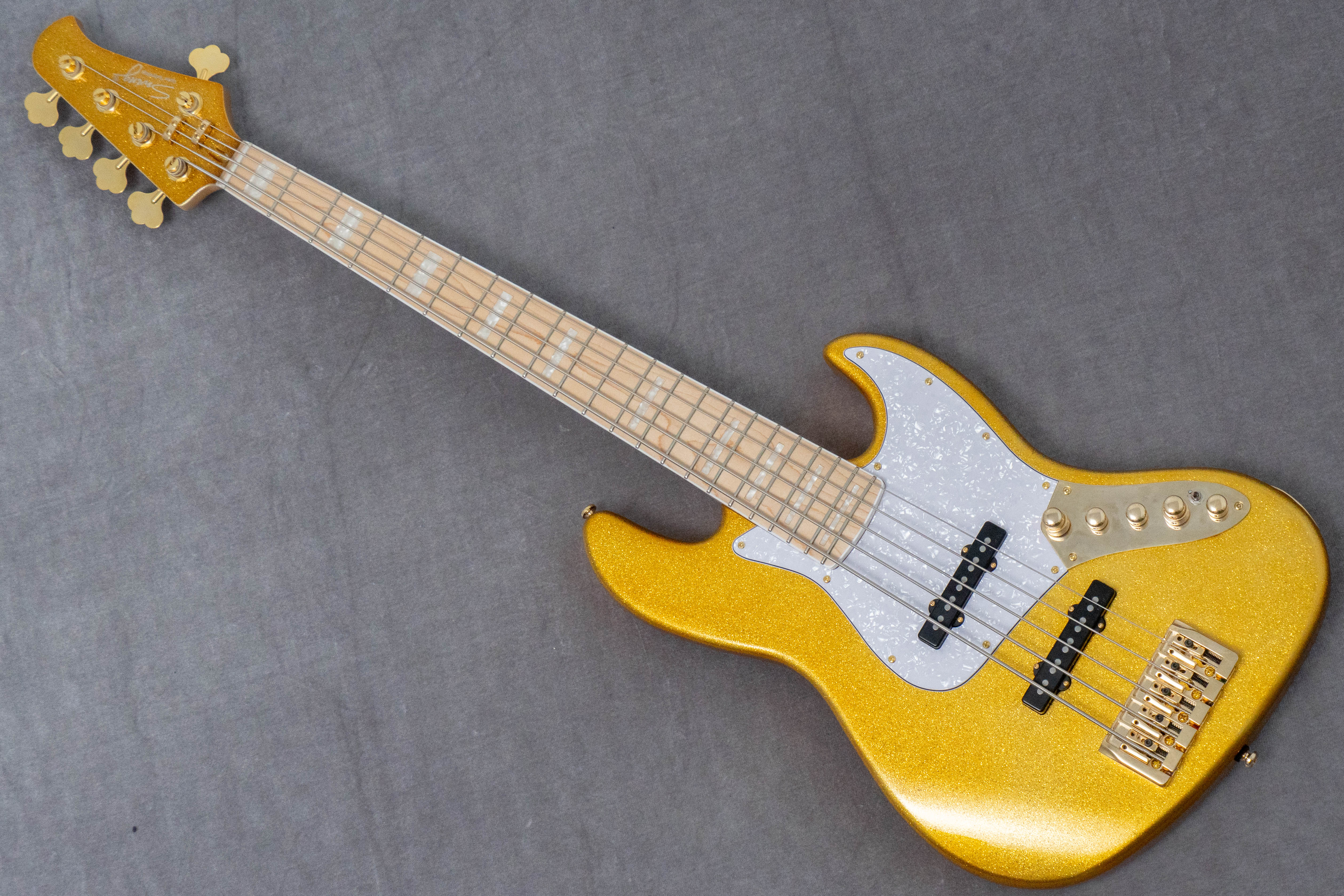 new】Swing Guitars / Jazz Deluxe 5 Gold Sparkle 4.94kg #25080087