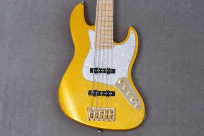 【new】Swing Guitars / Jazz Deluxe 5 Gold Sparkle 4.94kg #25080087【GIB Hyogo】【Plek-adjusted】
