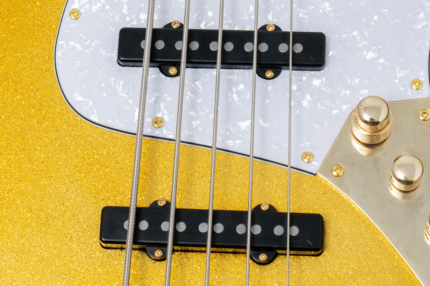 【new】Swing Guitars / Jazz Deluxe 5 Gold Sparkle 4.94kg #25080087【GIB Hyogo】【Plek-adjusted】