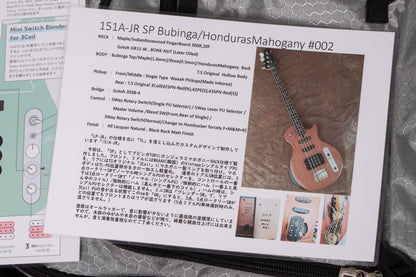 【used】T.S factory / 151A-JR BASS SP Bubinga TOP/HondurasMahogany Back 2024 3.860kg #002【GIB Yokohama】