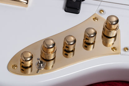 【new】Swing Guitars / Jazz Deluxe 5 White 4.54kg #25080004【GIB Yokohama】