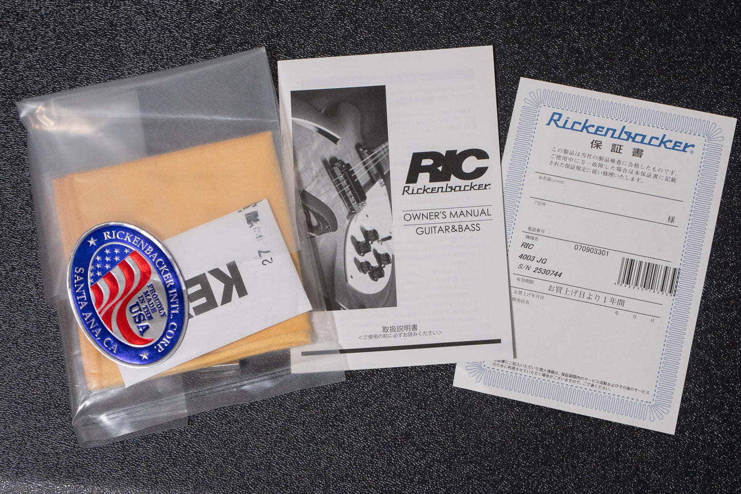 【new】Rickenbacker / 4003 JG 4.210kg #2530744【GIB Yokohama】
