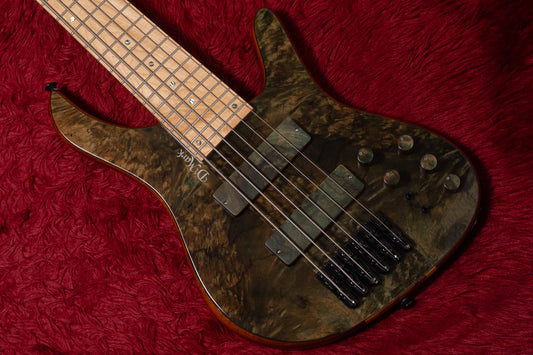【new】D'Mark Guitars / ALPHA 6 Special Reserve Series Amazon Green 4.340kg #25B0006【GIB Yokohama】
