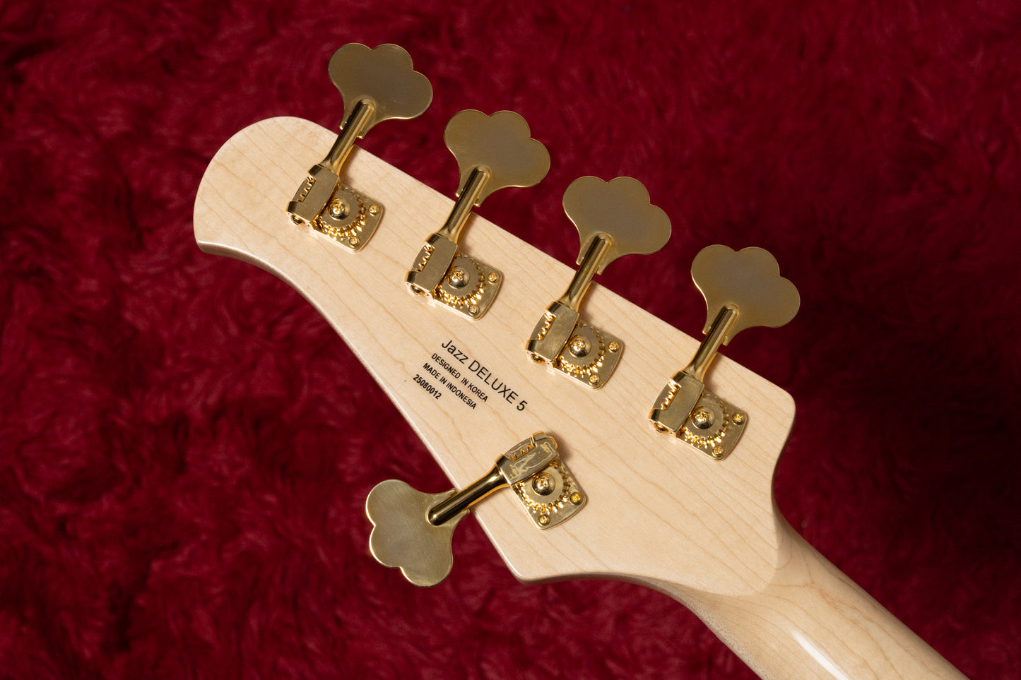 【new】Swing Guitars / Jazz Deluxe 5 White w Gold HW and Pearl Block Inlay 4.990kg #25080012【GIB Yokohama】