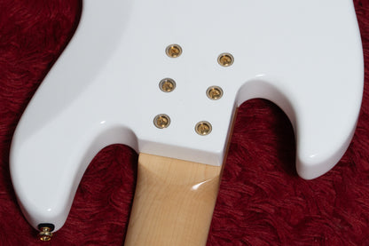 【new】Swing Guitars / Jazz Deluxe 5 White w Gold HW and Pearl Block Inlay 4.990kg #25080012【GIB Yokohama】