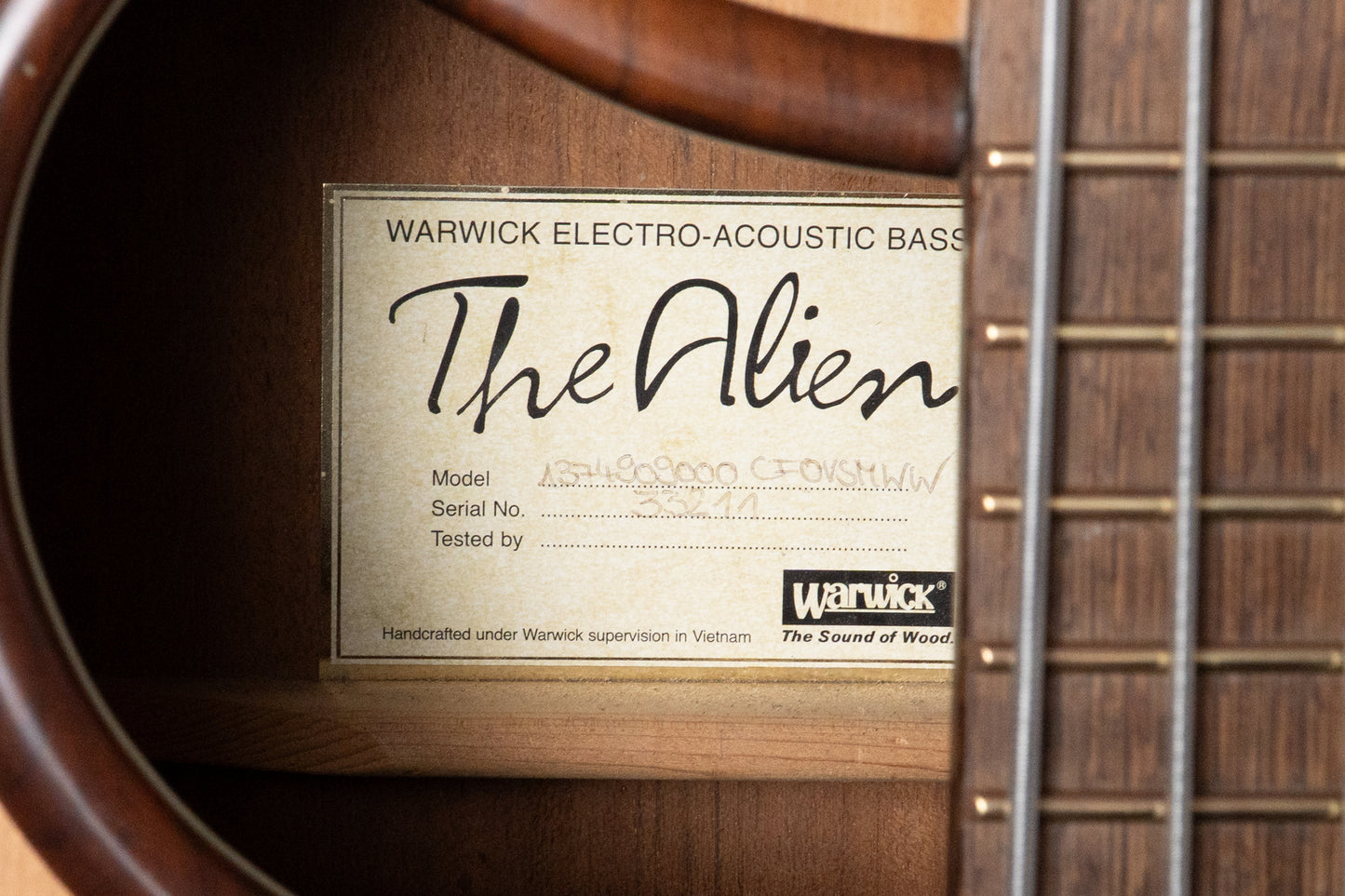 【used】Warwick / Alien 4st Natural Satin 2.725kg #33211【GIB Yokohama】