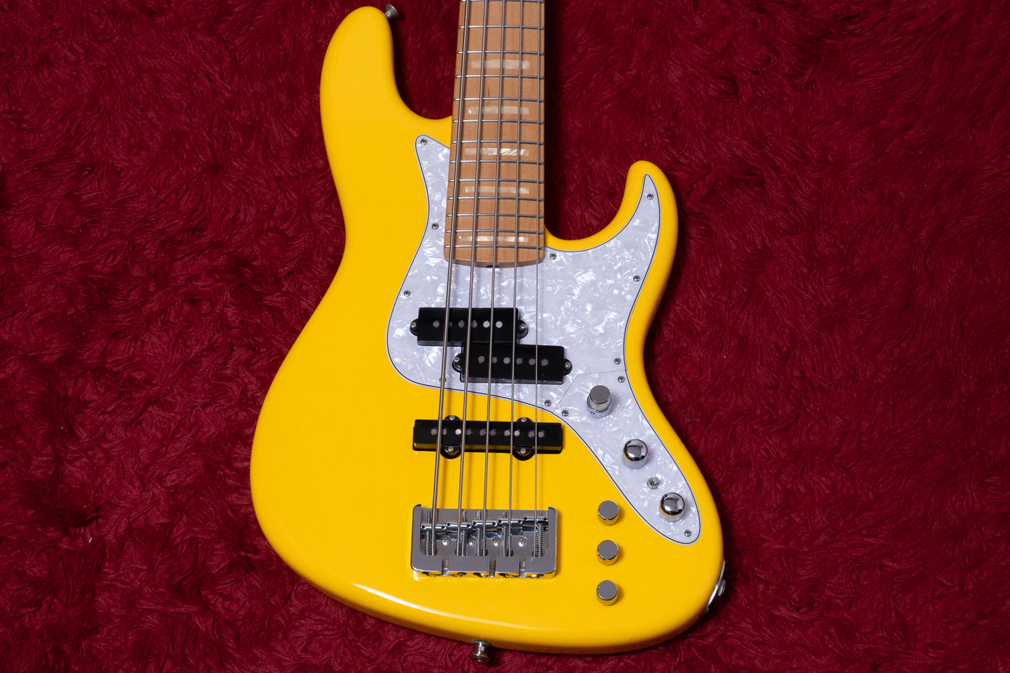 【used】Freedom Custom Guitar Research / Custom PJ BASS Active Yellow 2013 4.19kg #30127【GIB Yokohama】