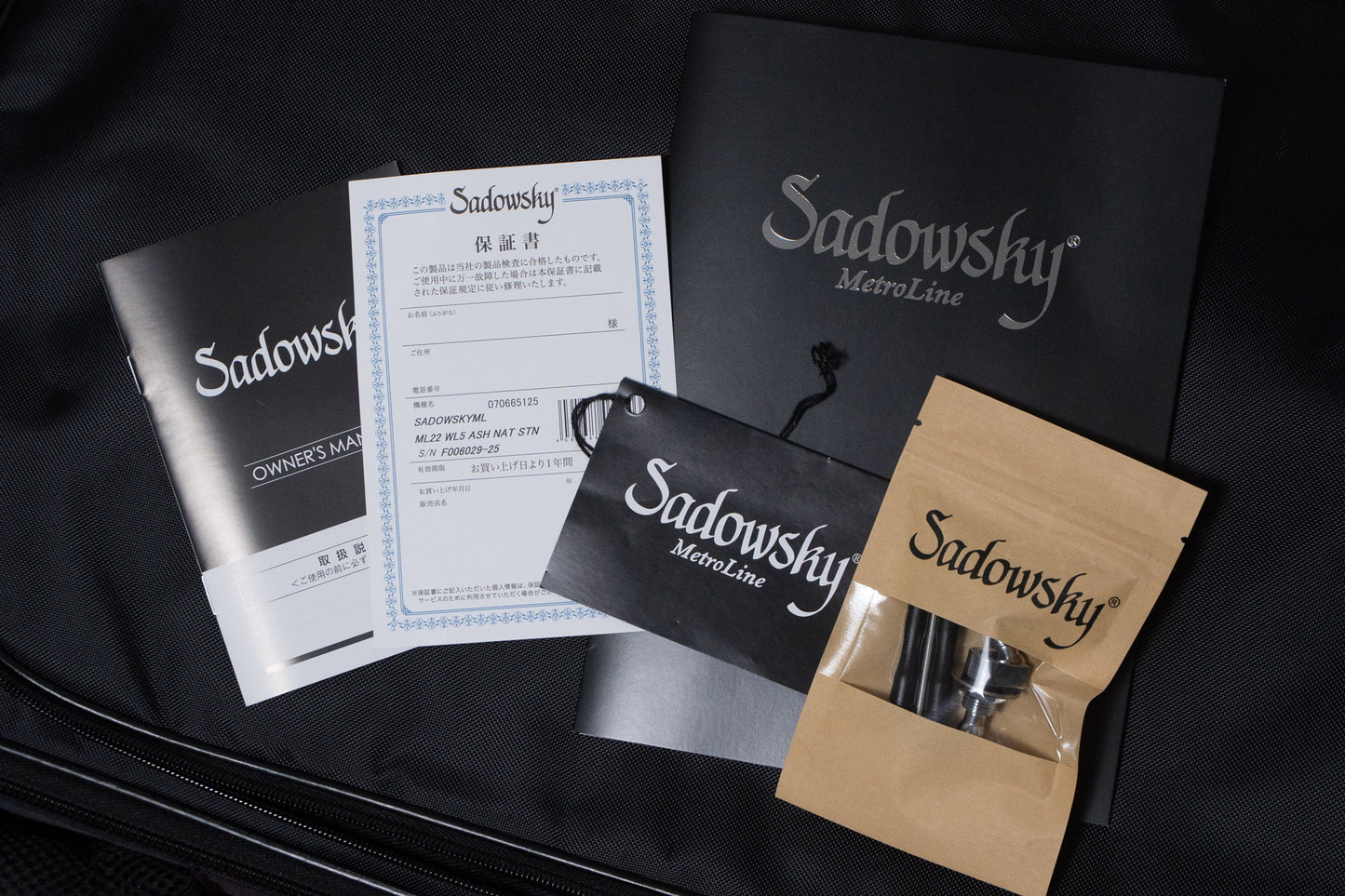 【new】Sadowsky / ML22 WL5 ASH NAT STN 3.710kg #F006029-25【GIB Yokohama】