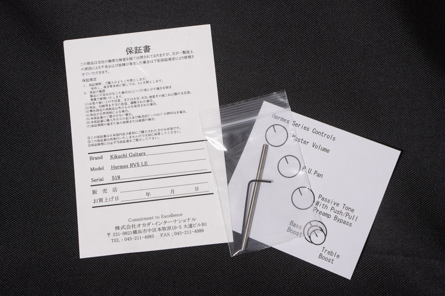 【new】Kikuchi Guitars / Hermes RV5 LE Pewter Gray 3.925kg #518【GIB Yokohama】