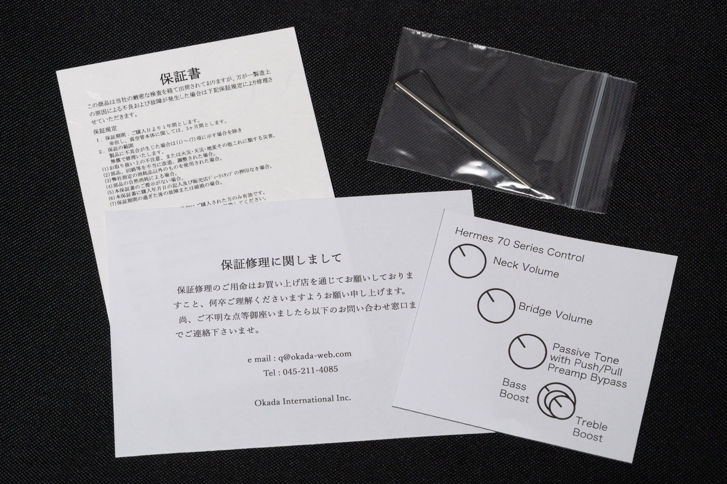 【new】Kikuchi Guitars / Hermes M70-4 TWH 3.720kg #537【GIB Yokohama】