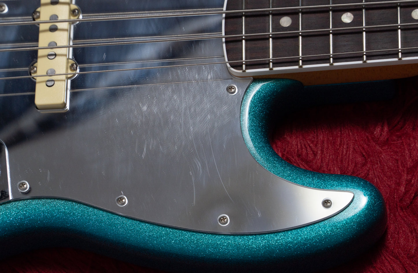 【used】Fender / Blu DeTiger Jazz Bass Sky Burst Sparkle Passive mod. 2024 3.740kg #MX24007408【GIB Yokohama】