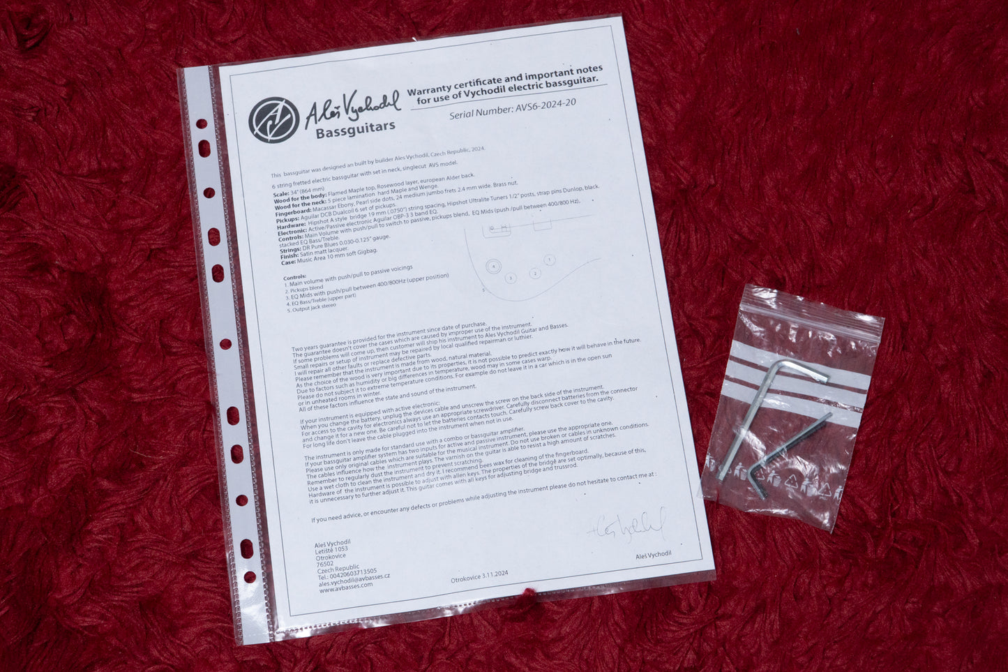 【used】AV BASSES / AVS6 2024 4.755kg #2024-20【GIB Yokohama】