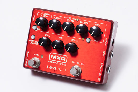 【used】MXR / IKEBE ORIGINAL M80 BASS D.I.+ Brushed Red【GIB Yokohama】