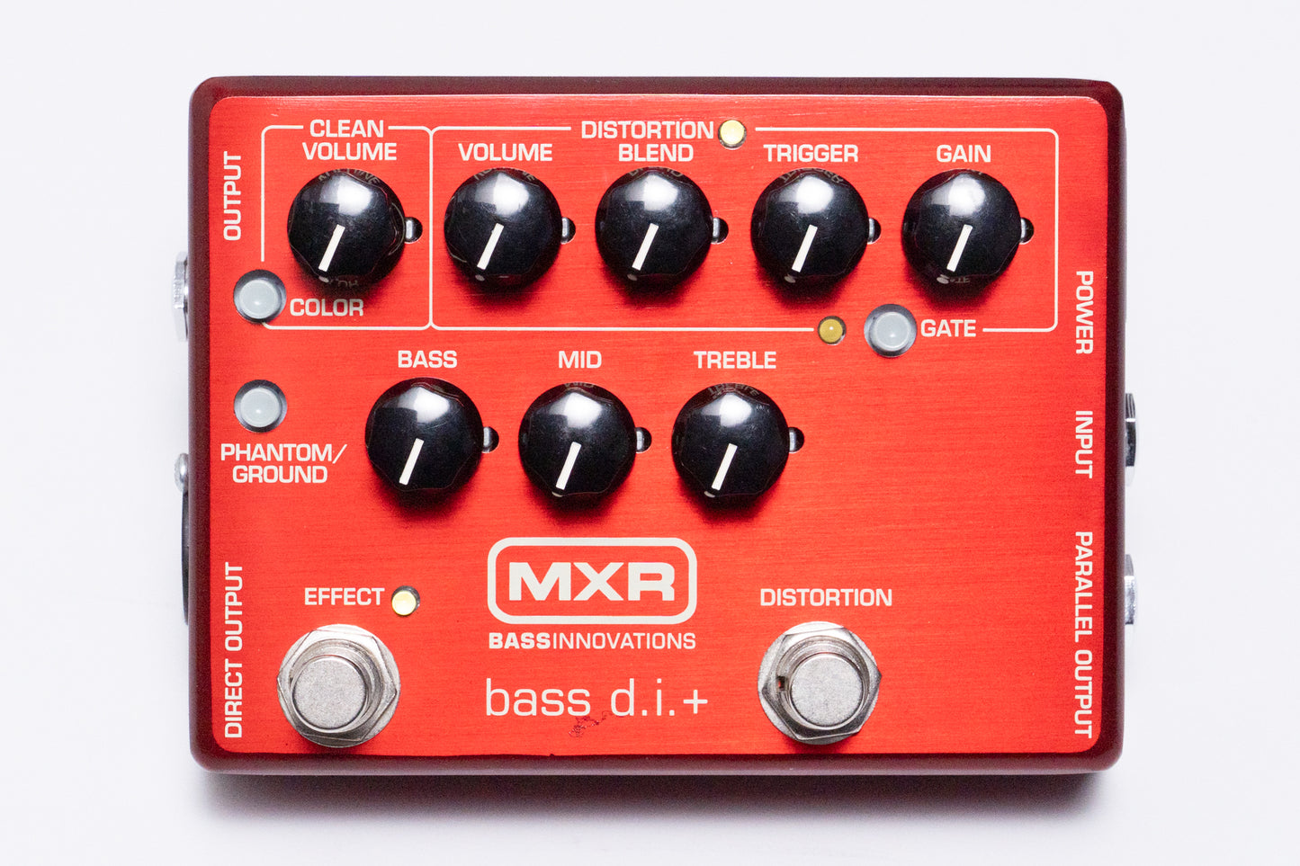 【used】MXR / IKEBE ORIGINAL M80 BASS D.I.+ Brushed Red【GIB Yokohama】