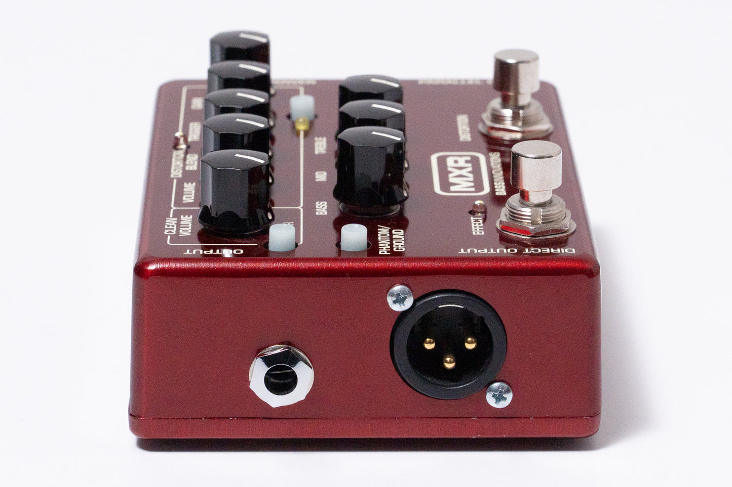 【used】MXR / IKEBE ORIGINAL M80 BASS D.I.+ Brushed Red【GIB Yokohama】