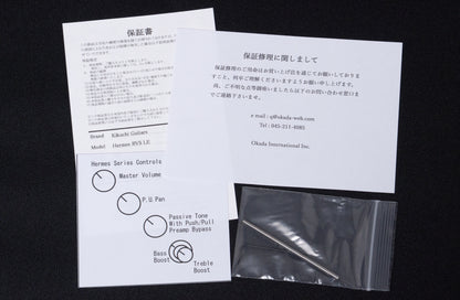 【new】Kikuchi Guitars / Hermes RV5 LE Trans Sonic Blue 3.965kg #524【GIB Yokohama】