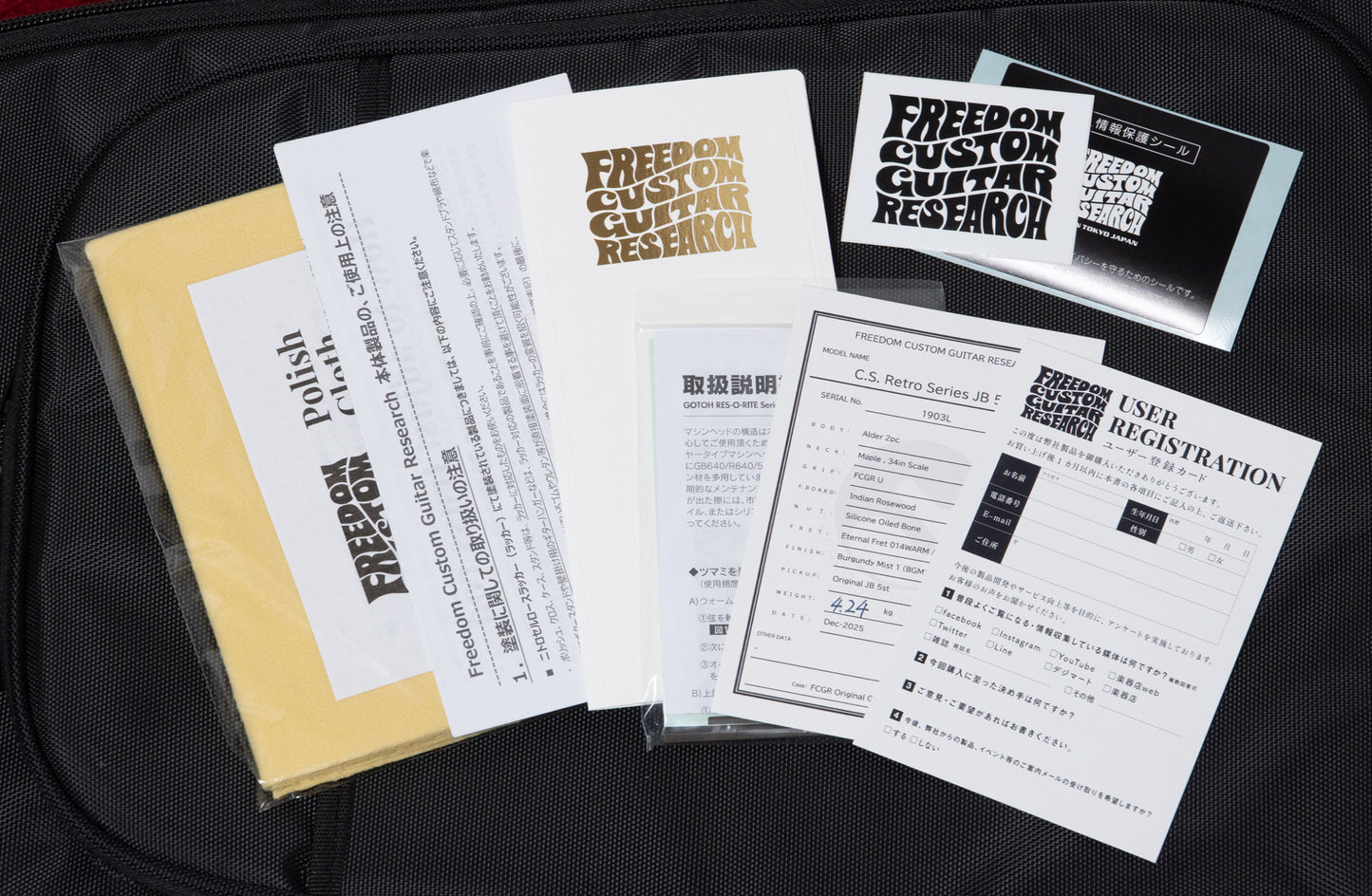 【new】Freedom Custom Guitar Research / C.S.R.S JB 5st BGM1 4.230kg #1903L【GIB Yokohama】