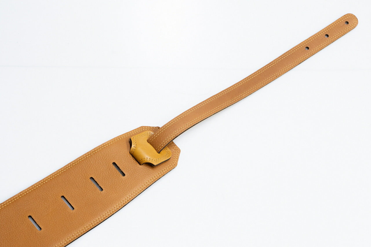 【new】Moody Straps / 4.0 Inch Camel/Tobacco Leather Standard Tail 【GIB Yokohama】