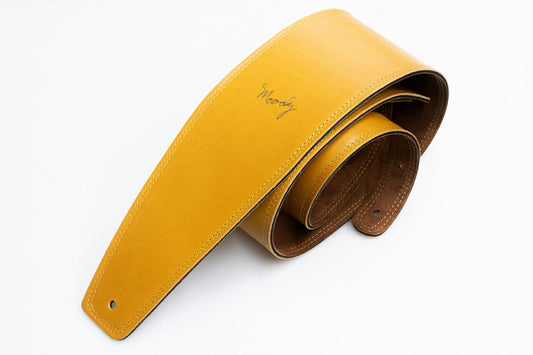 【new】Moody Straps / 4.0 Inch Camel/Tobacco Suede Standard Tail 【GIB Yokohama】