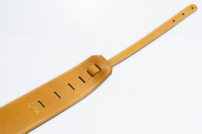 【new】Moody Straps / 4.0 Inch Camel/Tobacco Leather Standard Tail 【GIB Yokohama】