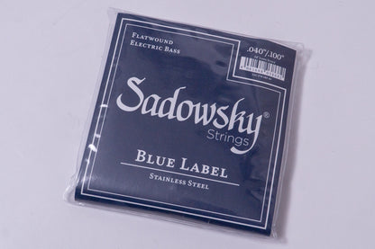 【new】Sadowsky / SBF40 Blue Flat Wound for 4st【GIB Yokohama】