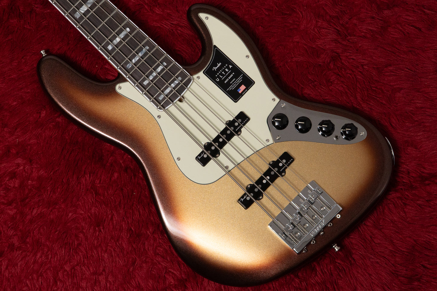 【used】Fender / American Ultra Jazz Bass V Mocha Burst 2023 4.595kg #US23061890【GIB Yokohama】