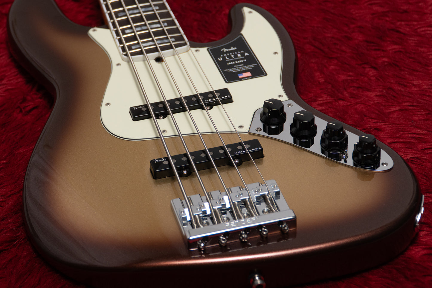 【used】Fender / American Ultra Jazz Bass V Mocha Burst 2023 4.595kg #US23061890【GIB Yokohama】