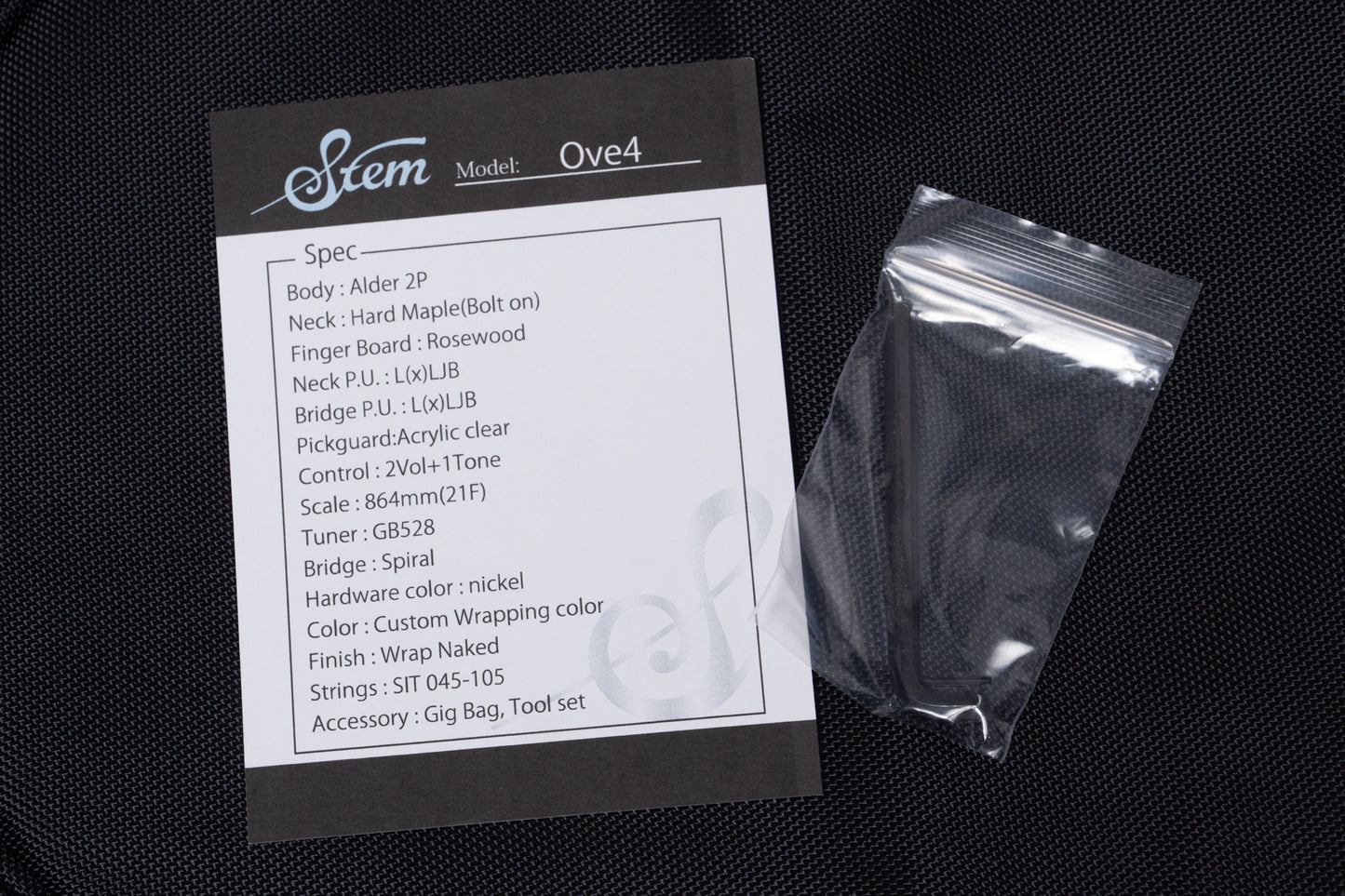 【new】Stem / Ove 4 White Wrapped Naked 3.715kg #stem0211【GIB Yokohama】