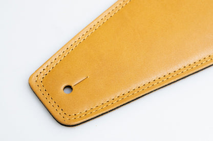 【new】Moody Straps / 4.0 Inch Camel/Tobacco Leather Standard Tail 【GIB Yokohama】
