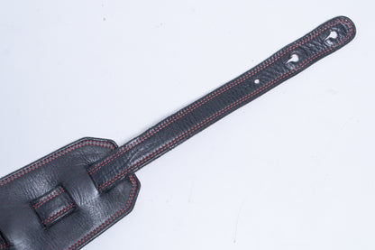 【used】Moody Straps / 4.0 inch Black / Red Leather Standard Tail【GIB Yokohama】