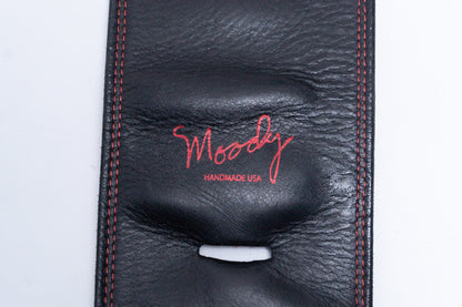 【used】Moody Straps / 4.0 inch Black / Red Leather Standard Tail【GIB Yokohama】