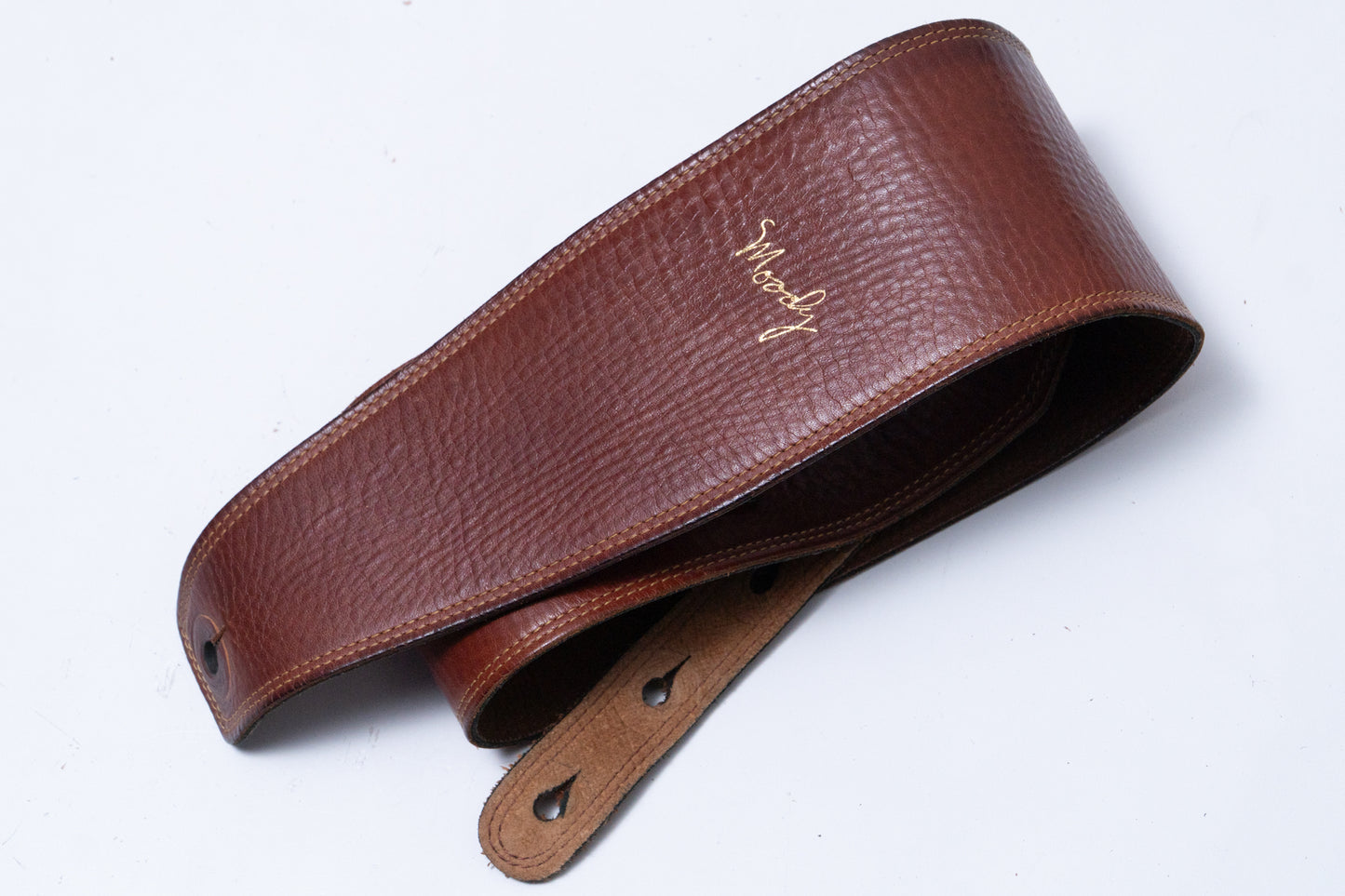 【used】Moody Straps / 4.0 inch Brown / Brown Suede Standard Tail【GIB Yokohama】